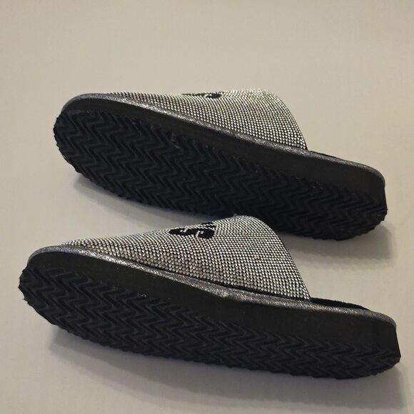 BRAND NEW PARIS HILTON SLIVING  GLITTER RHINESTONE SLIPPERS  THAT's HOT … - Picture 8 of 16